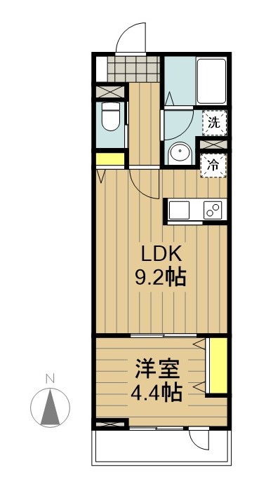 リーブルファイン上戸田 102号室 間取り
