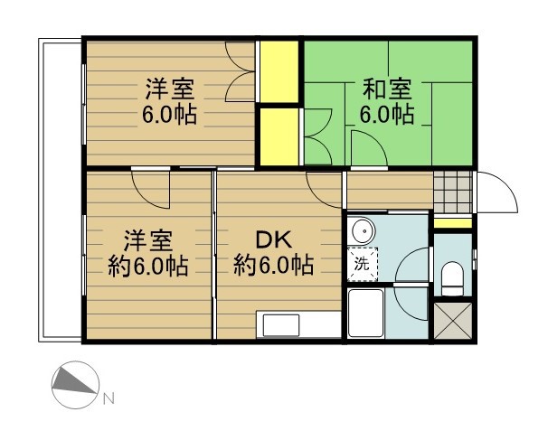 ジャスティムＫ 303号室 間取り