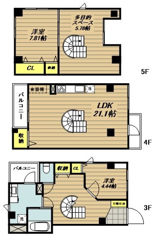 ＷＡＺＵ戸田公園 301号室 間取り