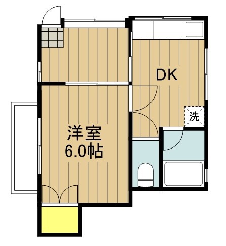 ロベリア 101号室 間取り