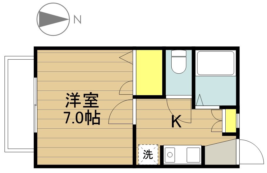 ブリーズイノウエ 201号室 間取り