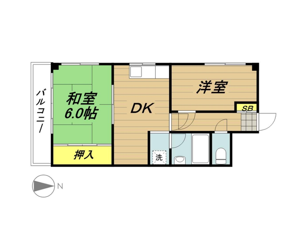 メゾンＫ 106号室 間取り
