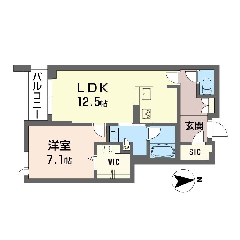 プライズコート戸田公園 301号室 間取り