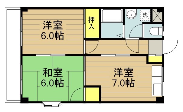 クリスティガーデン 301号室 間取り