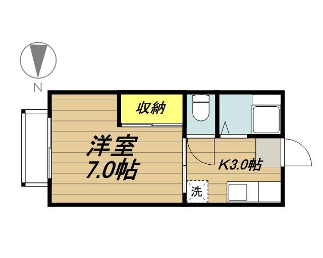 シティハイム戸田 103号室 間取り