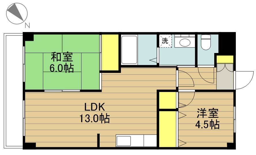 イシイハイツ 103号室 間取り