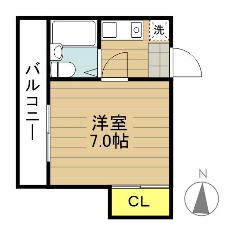 グリーンハイムⅡ 302号室 間取り