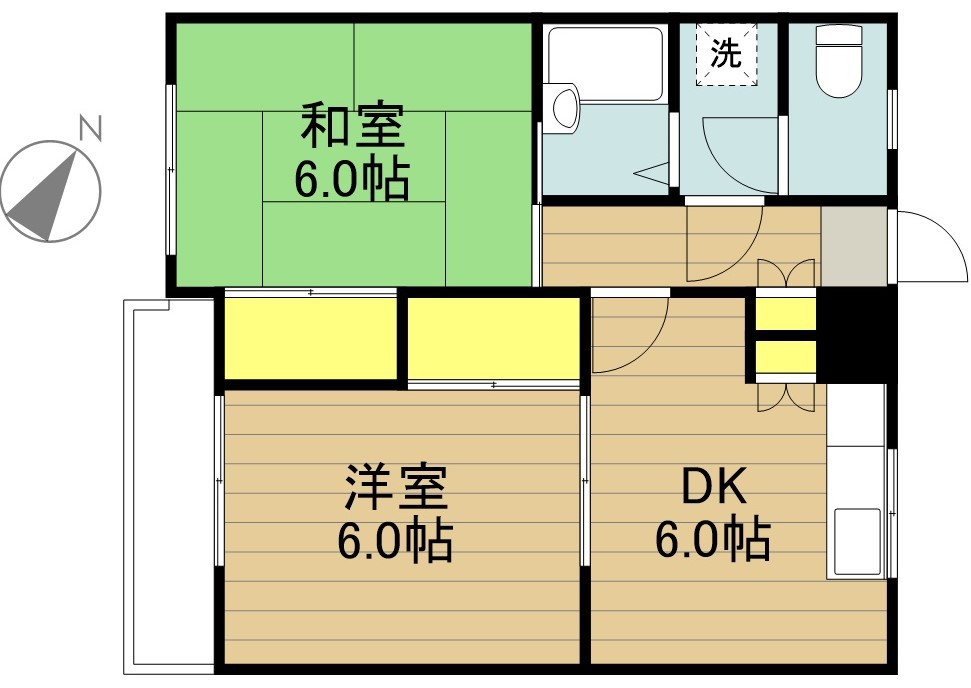 ダイワハイツ戸田 302号室 間取り