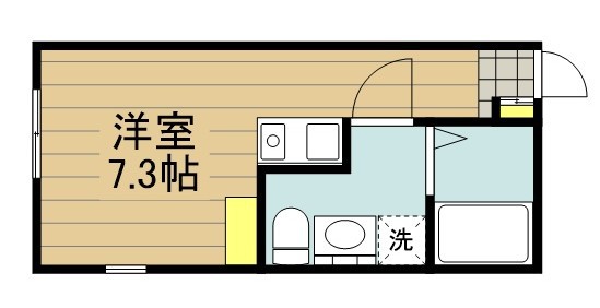 Ｌｉｇｈｔ　ｈｏｕｓｅ　蕨中央 201号室 間取り