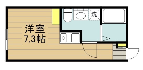 Ｌｉｇｈｔ　ｈｏｕｓｅ　蕨中央 203号室 間取り