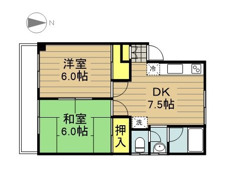 熊木ビル 301号室 間取り