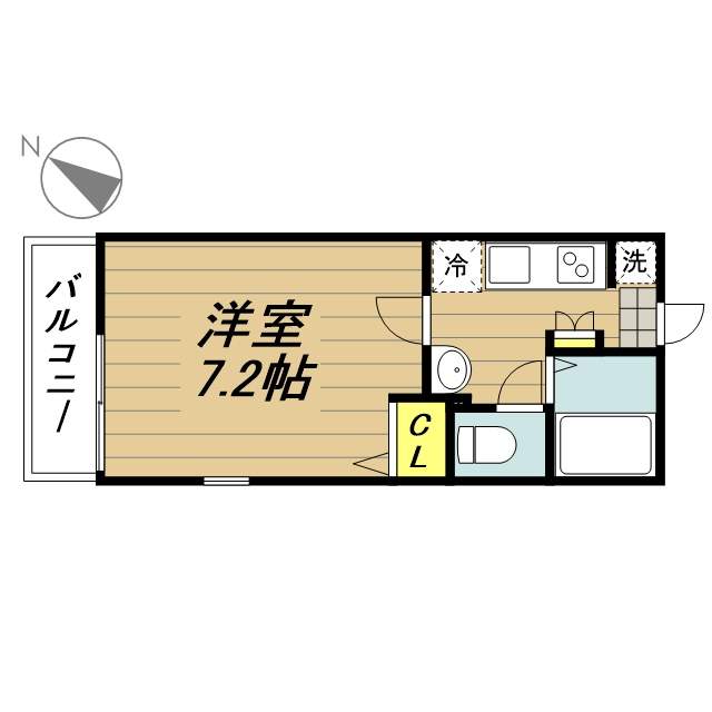 グランクオール北戸田 101号室 間取り