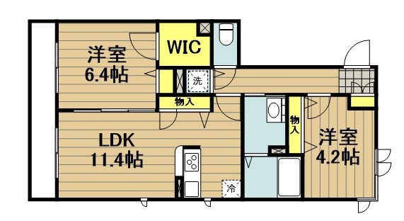 エトワールイースト弐番館 201号室 間取り