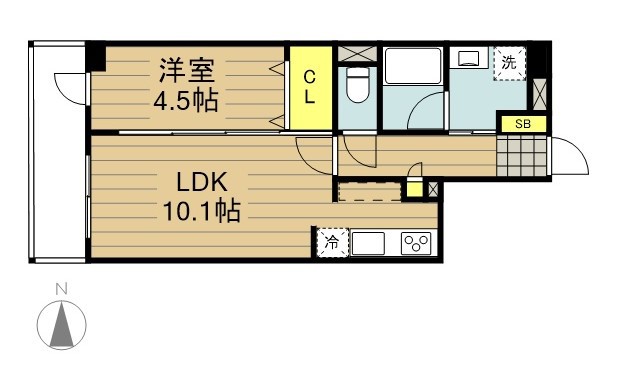 ラグゼナ戸田公園Ⅱ 903号室 間取り