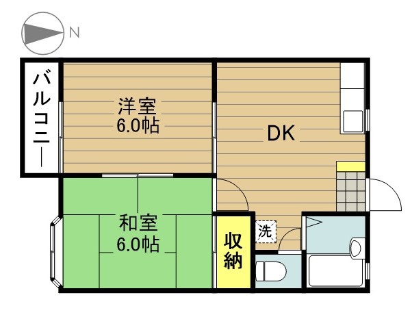 アネックスＡ 202号室 間取り