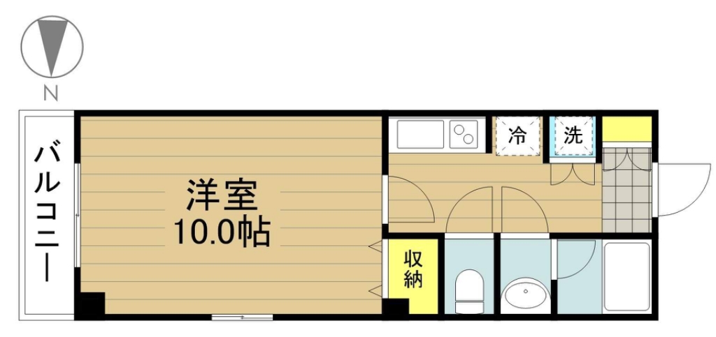 シャンピエール 415号室 間取り