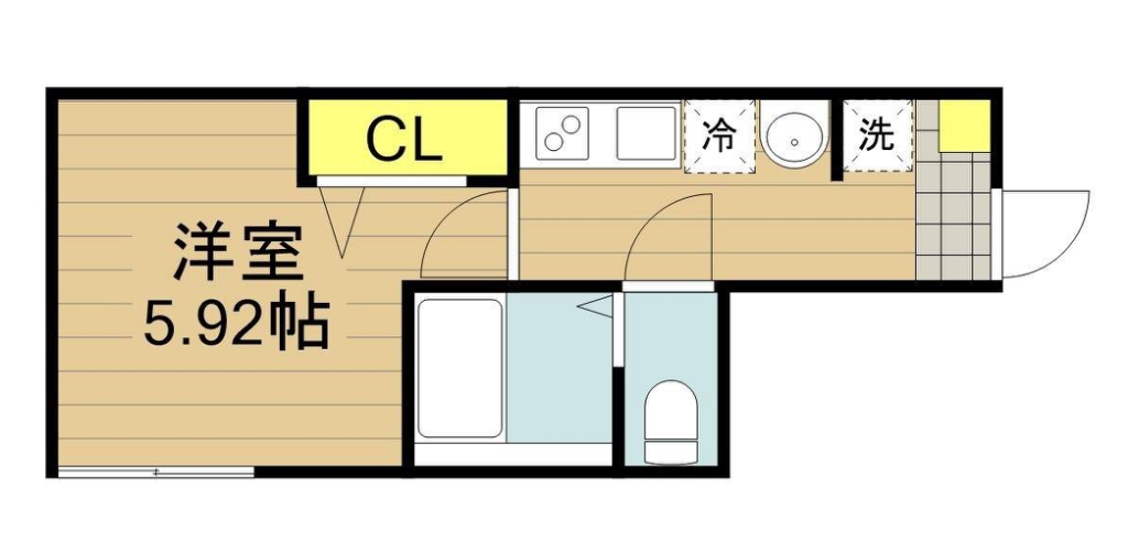 キャメル蕨錦町 201号室 間取り