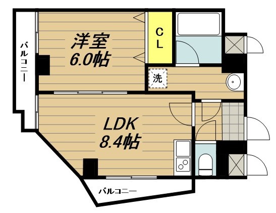 渡邉ビル 202号室 間取り