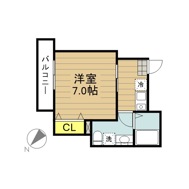 ＪＨレジデンス 202号室 間取り