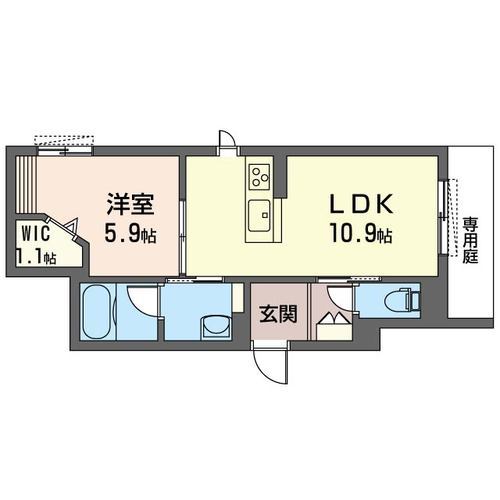 プレミアス与野本町 202号室 間取り