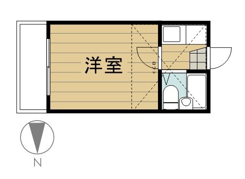 セドルパークビラ 105号室 間取り
