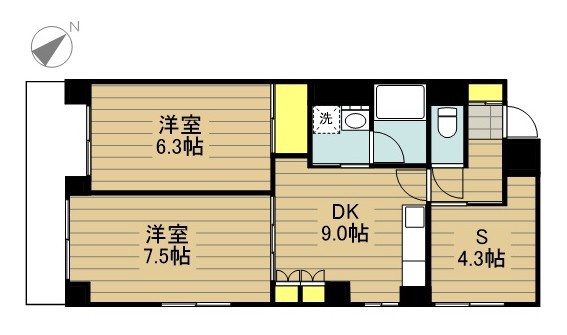 ブルームライフ戸田公園 205号室 間取り