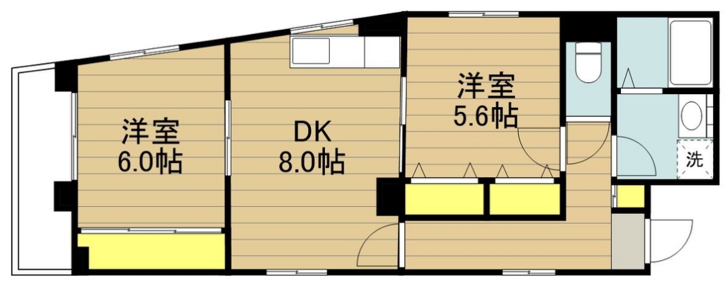 ブルームライフ戸田公園 406号室 間取り