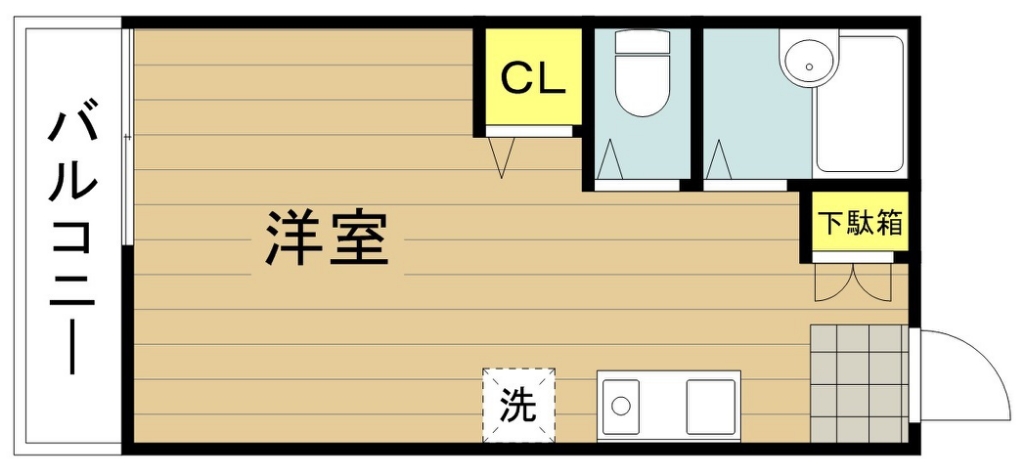 シャンテ新和 201号室 間取り