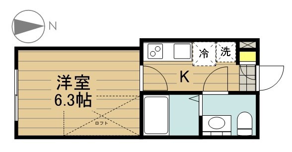 ＫＥＩＡＩ　ＲＥＳＩＤＥＮＣＥ　北戸田 301号室 間取り