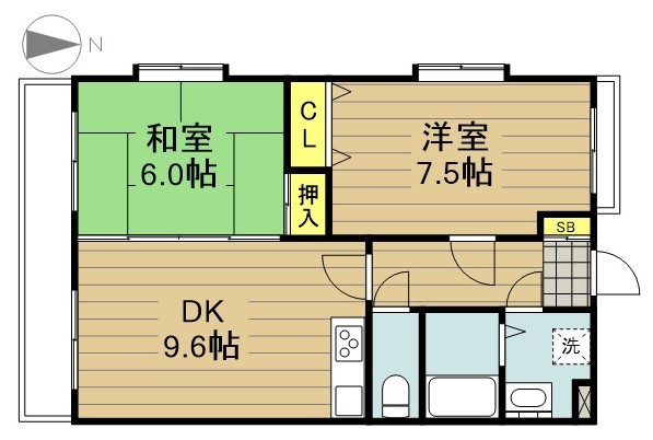 横田商事第２ビル 203号室 間取り