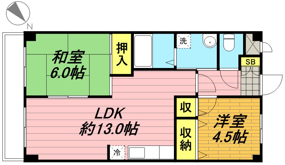 イシイハイツ 間取り図