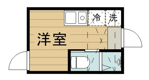 Ｇｒａｎｄ　Ｓｔｕｄｉｏ　北戸田 106号室 間取り