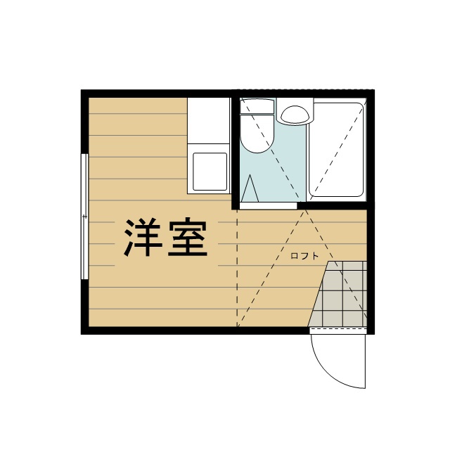 フレンズ錦 103号室 間取り