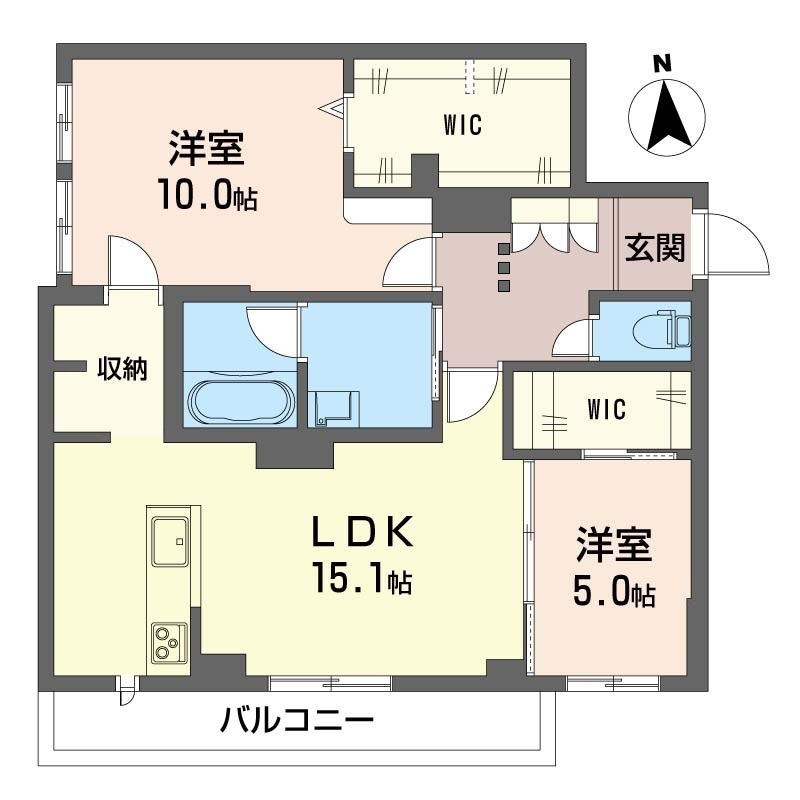 チップ 103号室 間取り