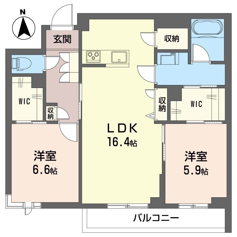 チップ 102号室 間取り