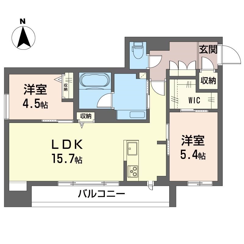チップ 303号室 間取り