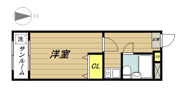 ネオコーポ市川 211号室 間取り