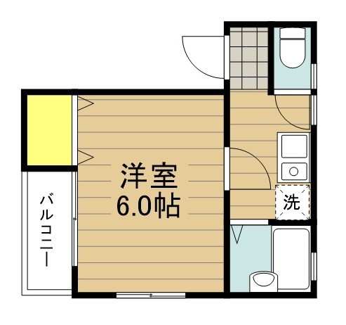 フォレストハイム 101号室 間取り