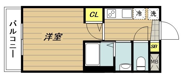 ＫＹＯＷＡハイム 206号室 間取り