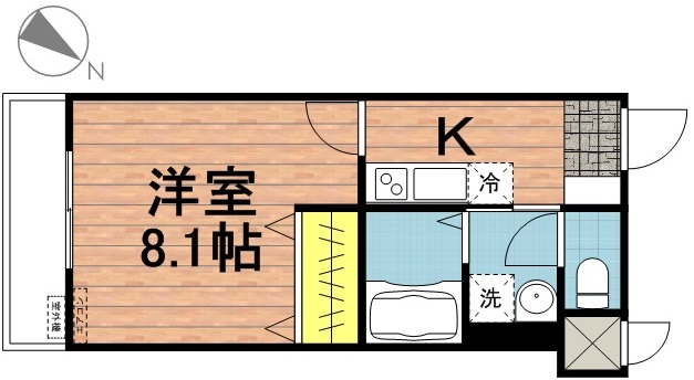 ロワゾ・ブルー 間取り図