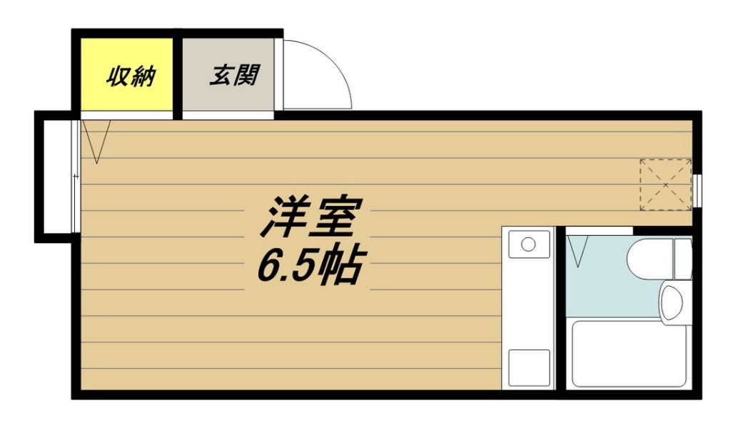 フルート佳苑Ⅰ 103号室 間取り