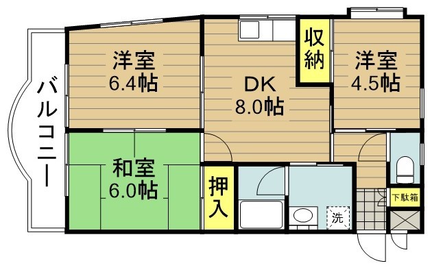 ブリーズＫ 303号室 間取り