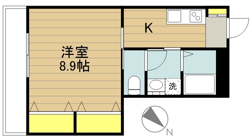 ヴィルヌーブ 間取り図