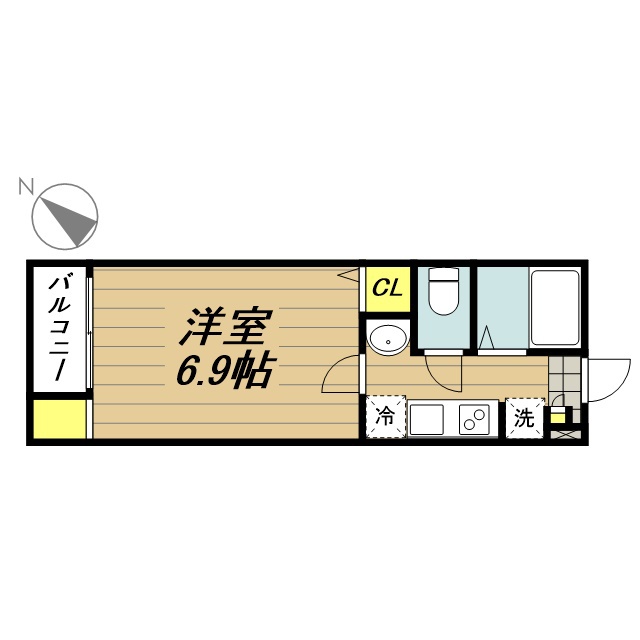 グランクオール北戸田 203号室 間取り