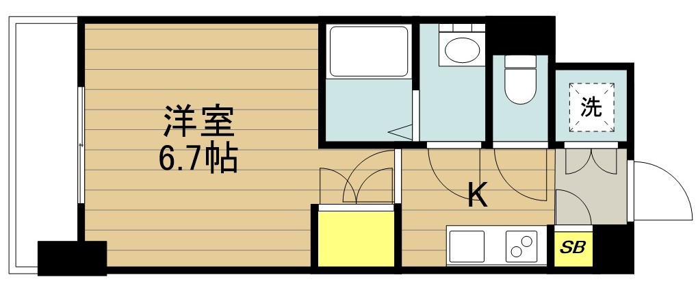 Ｓ－ＲＥＳＩＤＥＮＣＥ戸田公園 203号室 間取り