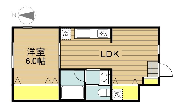 アズーロ戸田公園 105号室 間取り
