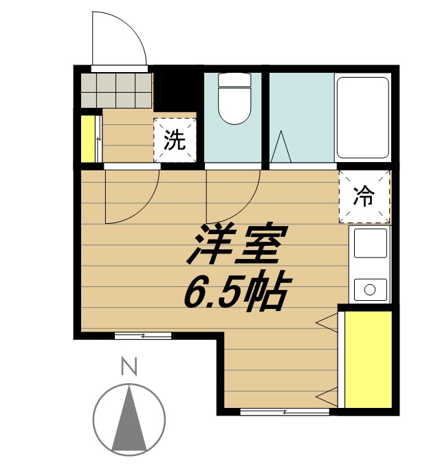 レジナス蕨 403号室 間取り