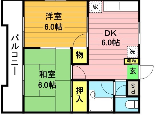 レジデンス悠 301号室 間取り