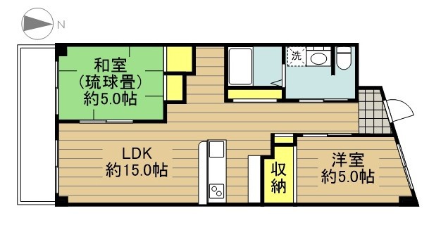 錦ビル 305号室 間取り