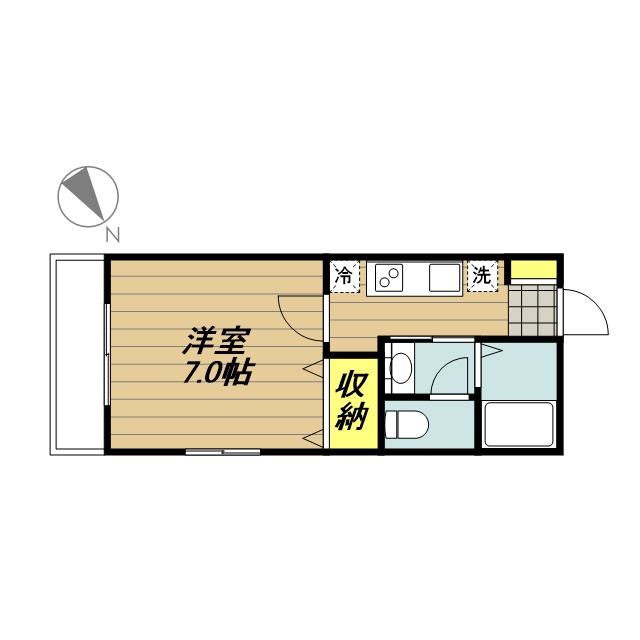 プライマリー 301号室 間取り
